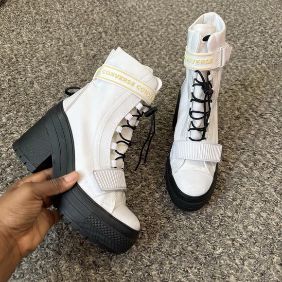 CONVERSE Chuck Taylor All Star GR 82 XX HI Size 6 White Black Platform Chunky - Picture 1 of 8